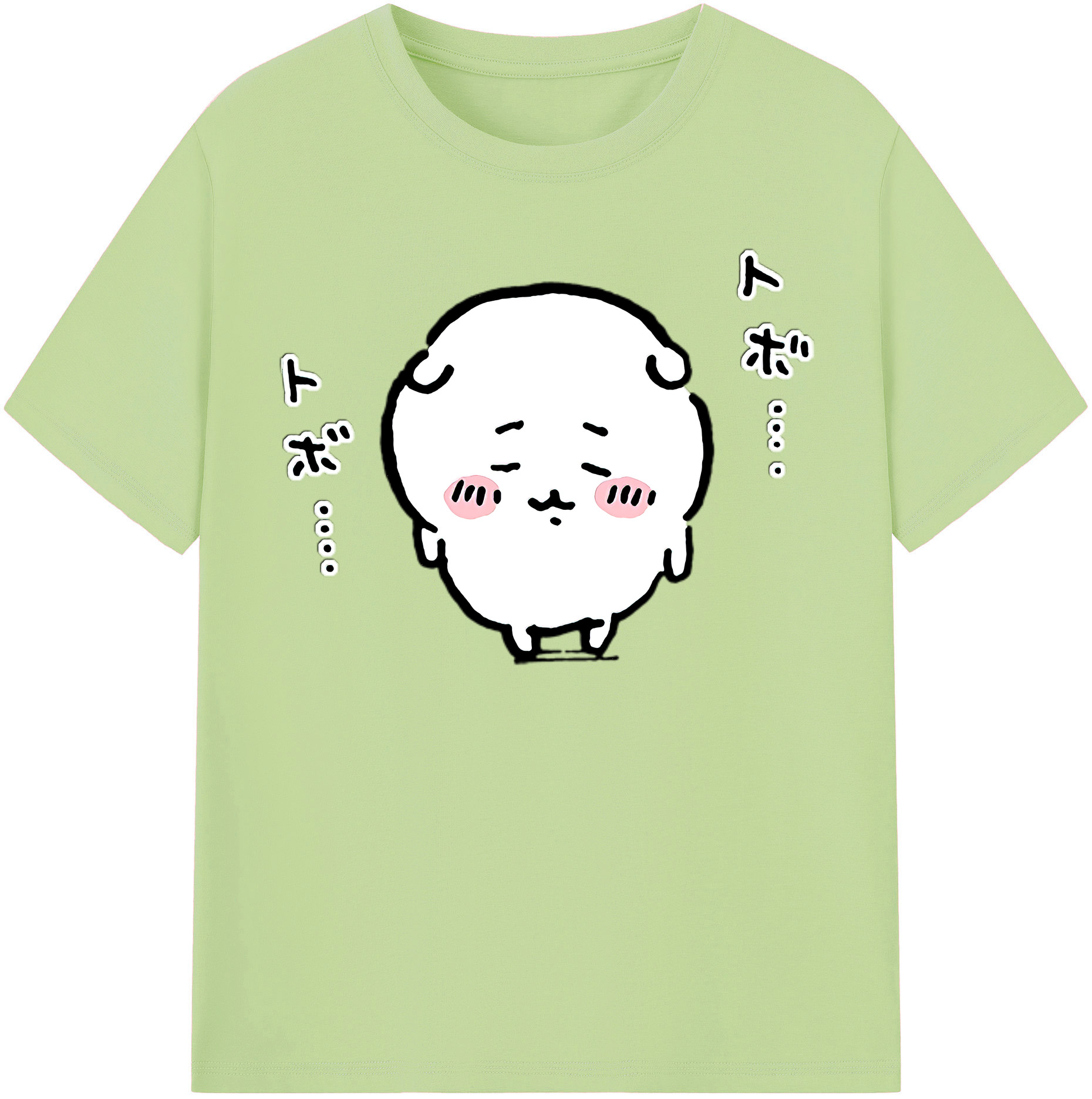 （画像用） ちいかわ ちいかわ Chii-kawa chiikawa 綿100％半袖Tシャツ（フロントプリント）